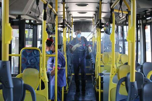 Concessionárias do transporte coletivo intensificam higienização