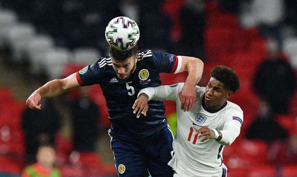 Eurocopa: Inglaterra e Escócia empatam sem gols em Wembley