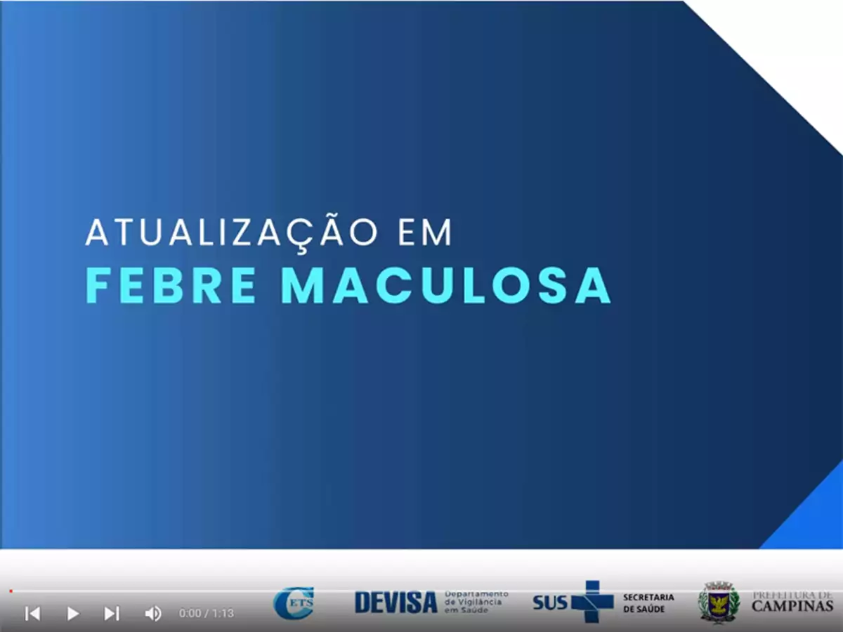 Saúde disponibiliza videoaula para enfrentamento da febre maculosa